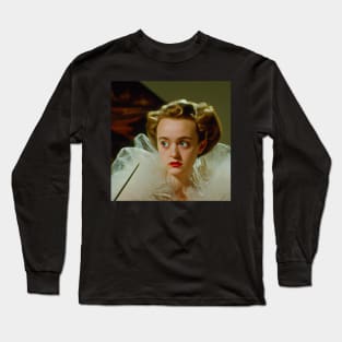 Bette Davis: Hollywood's Golden Era Long Sleeve T-Shirt